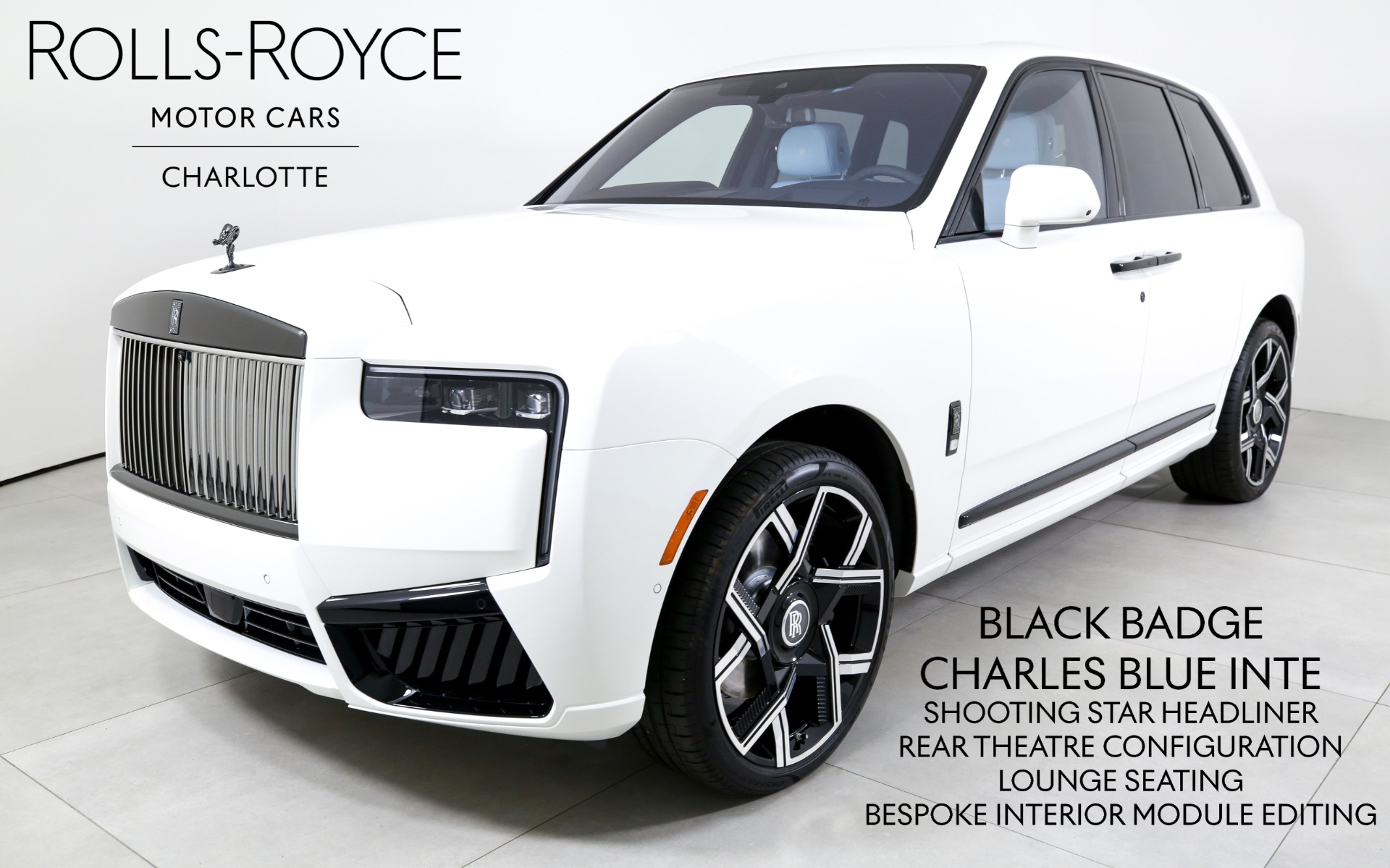 New 2027 Rolls-Royce Black Badge Cullinan  | Charlotte, NC